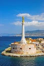 Scenic view of the Italian port of Messina Royalty Free Stock Photo