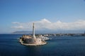 Scenic view of the Italian port of Messina Royalty Free Stock Photo