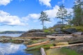 Scenic view of Jack Point and Biggs Park in Nanaimo, British Columbia