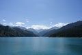 Scenic view of Jade Pool in Tian Shan Mountains, Xinjiang, China