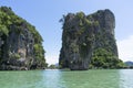 Koh Tapoo in Phang Nga Bay,Thailand Royalty Free Stock Photo