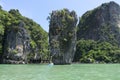 Koh Tapoo in Phang Nga Bay,Thailand Royalty Free Stock Photo