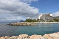 A scenic view on Ko-Olina Beach Royalty Free Stock Photo
