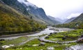 Scenic View of Kunhar river in Naran Kaghan valley, Pakistan Royalty Free Stock Photo