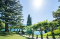 Scenic view of Lake Como, Italy Royalty Free Stock Photo