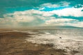 Scenic view of Lake Nakuru against a blue sky in Lake Nakuru National Park in Kenya