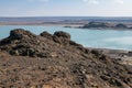 Scenic view of Lake Turkana in Loiyangalani District in Turkana County, Kenya Royalty Free Stock Photo