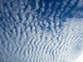 Scenic view landscape of billow clouds and blue sky Royalty Free Stock Photo