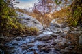 Tahquitz Canyon Hike Trail in Palm Spring, California Royalty Free Stock Photo