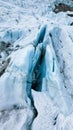 Scenic view of a large expanse of ice and snow