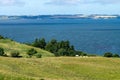 Scenic view of the Limfjord in a summer, Denmark Royalty Free Stock Photo