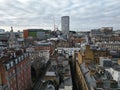 Scenic view the London skyline from the vantage point of a high-rise balcony Royalty Free Stock Photo