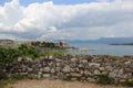 Scenic Spot. Corfu City View And Lonian Sea Royalty Free Stock Photo