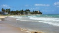 Scenic view of Luquillo Beach in Puerto Rico