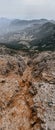 Scenic view of Lycian Olympus mountain in Turkey. Forest and hills in the summer