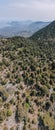 Scenic view of Lycian Olympus mountain in Turkey. Forest and hills in the summer