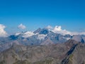 Gloedis - Scenic view of the majestic mountain ridges of High Tauern seen near Gloedis in Schober group, East Tyrol Royalty Free Stock Photo