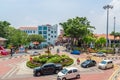 Scenic view of the Malacca City,people can seen exploring around it. It has been listed as UNESCO World Heritage Site since 7/ Royalty Free Stock Photo