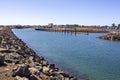 Scenic view of Marina channel at Wallaroo