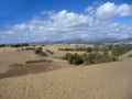 Scenic View Of Maspalomas Dunes