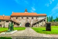 Old historical square in Cakovec, Croatia. Royalty Free Stock Photo