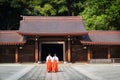 Scenic view at Meji Jingu or Meji Shrine area in Tokyo.