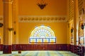 Scenic view of the men's praying section at Gaddafi National Mosque in Kampala City, Uganda Royalty Free Stock Photo