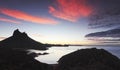 A Scenic View from Mirador Lookout, San Carlos, Sonora, Mexico Royalty Free Stock Photo