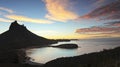 A Scenic View from Mirador Lookout, San Carlos, Sonora, Mexico Royalty Free Stock Photo