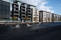 Scenic view of modern buildings in Copenhagen near the canal