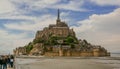 Scenic view in Mont Saint Michel, Normandy, France Royalty Free Stock Photo