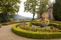 A scenic view in Mont Sainte-Odile abbey in France Royalty Free Stock Photo