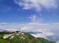 Scenic view of the Monte Grappa mountain in Veneto, Italy Royalty Free Stock Photo