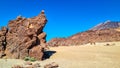 Scenic view on moon landscape of Minas de San Jose Sur near volcano Pico del Teide, Mount El Teide National Park, Tenerife, Royalty Free Stock Photo