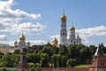 Scenic view of the Moscow Kremlin and the Ivan the Great Bell Tower