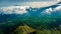 Scenic view from Mount Andong against the sky Royalty Free Stock Photo