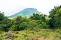 Scenic view of Mount Gahinga in the Mgahinga Gorilla National Park, Uganda