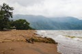 Scenic view of Mount Livingstone seen from Matema beach, Lake Nyasa, Tanzania