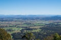 Scenic view from Mount Tamborine on the Gold Coast. Royalty Free Stock Photo