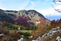 Scenic view of mountain bellow ÃÅrna Prst in Julian alps, Gorenjska. Slovenia