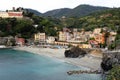 Scenic view of the mountain shore. Italy. Royalty Free Stock Photo