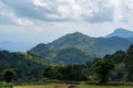 Scenic view of mountain village in Sri Lanka Royalty Free Stock Photo