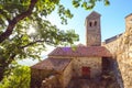 Scenic view of Nekresi monastery in dreamy sunlight, Georgia