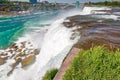 Scenic view of Niagara Falls, American Side Royalty Free Stock Photo