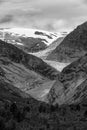 view on Nigardsbreen glacier in Jostedal Norway Royalty Free Stock Photo