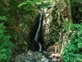 Scenic view of Niju Falls, near Oyama Afuri Shrine, Isehara, Japan