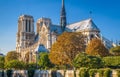 Scenic view of the Notre Dame de Paris, France Royalty Free Stock Photo