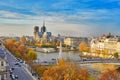 Scenic view of Notre-Dame de Paris Royalty Free Stock Photo