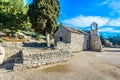 Old chapel in Split, Marjan landmarks.