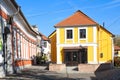 Scenic view of old town with Palette of house beside the Danube RiverÃ¯Â¼ÅSzentendre, Hungary Royalty Free Stock Photo